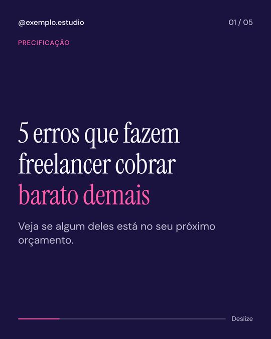 Capa: 5 erros que fazem freelancer cobrar barato demais